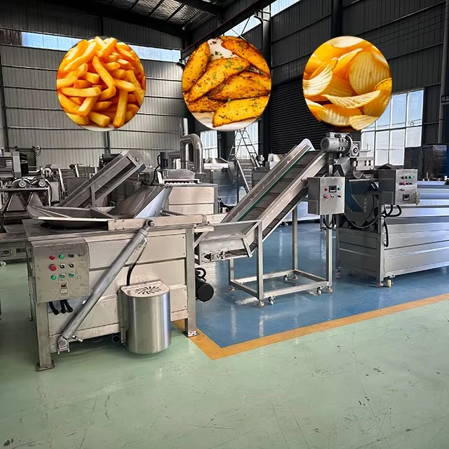 FOODLINE Turnkey Potato Chips And Fries Production Line Whole Set Machinery For Newly Built Potato Processing Factory