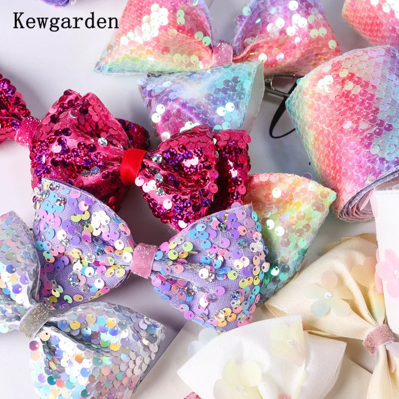 Shiny Glitter Fish Scale Ribbon DIY Hair Accessories Performance Costumes Cartoon Matertials Handmade Crafts Sewing 10 Yards