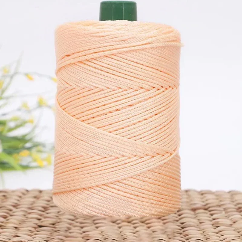 200 m 3 mm Sommer-Häkelgarne, Eisseil, Faden für DIY-Stricktasche, Geldbörse, Sonnenhut, Schuhe, Kissen, Weben, Garn, Nähzubehör