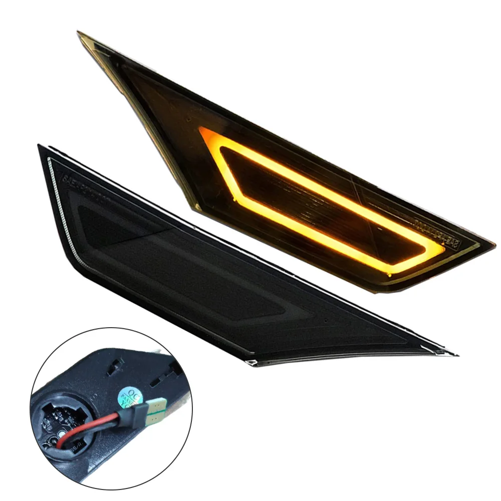 2pcs For Honda Civic 2016 2017 2018 2019 2020 2021 Side Mirror Turn Signal Lights Left and Right 33800-TBA-A2 33800TBAA2