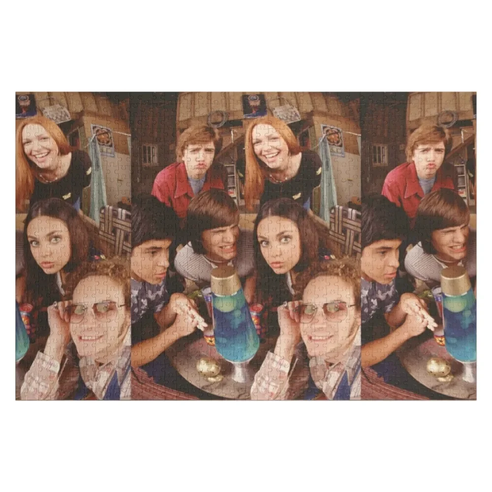 

That 70s Show Fish Eye Photo Jigsaw Puzzle Customizable Child Gift Photo Custom Personalized For Kids Puzzle