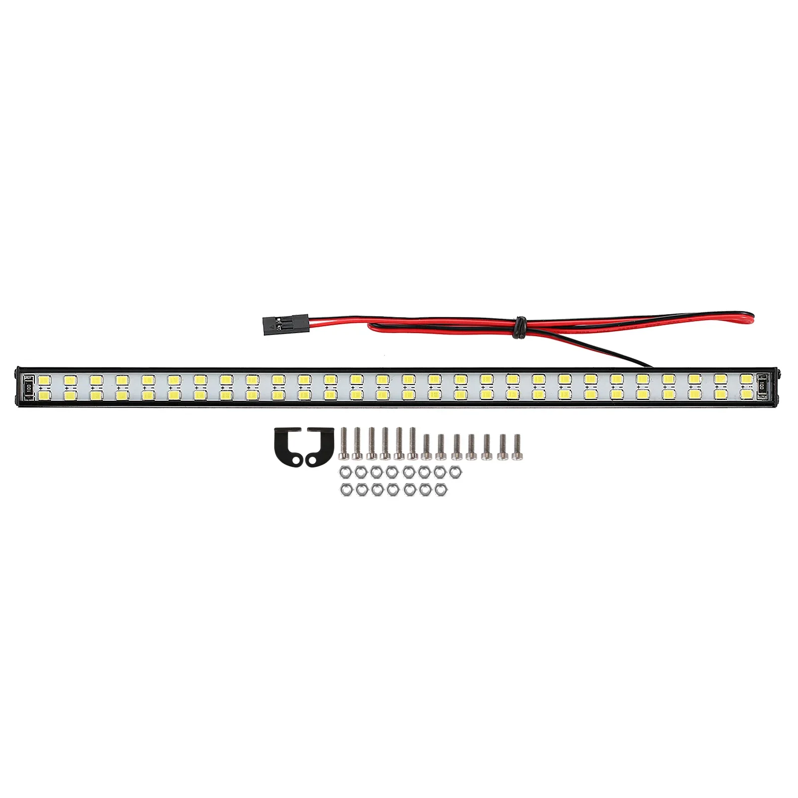 INJORA 232mm 56LED Superbright Roof Light for 1/6 RC Crawler Axial SCX6 Jeep JLU Wrangler