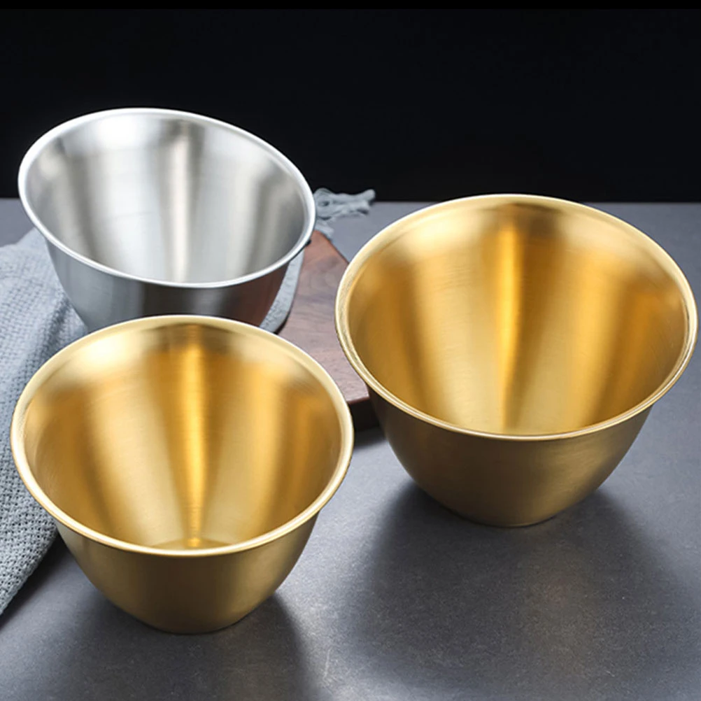 

Stainless Steel Salad Bowl 20Oz Angled Design For Lettuce Vegetable Fruit Serving Household Kitchen Food