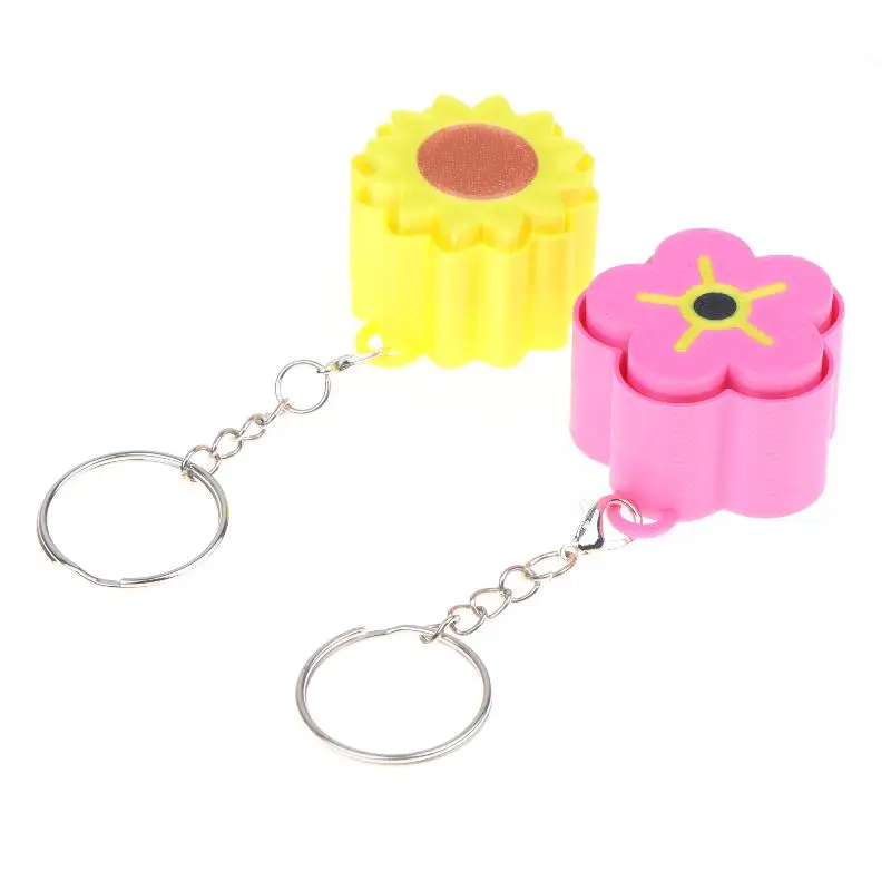 Umweltfreundlicher 3D-gedruckter Blumen-Fidget-Schlüsselanhänger, niedliches PLA-Material, Stressabbau-Sensorikspielzeug, Taschenanhänger, Dekoration, Geschenk, Accessoire – Detail 5