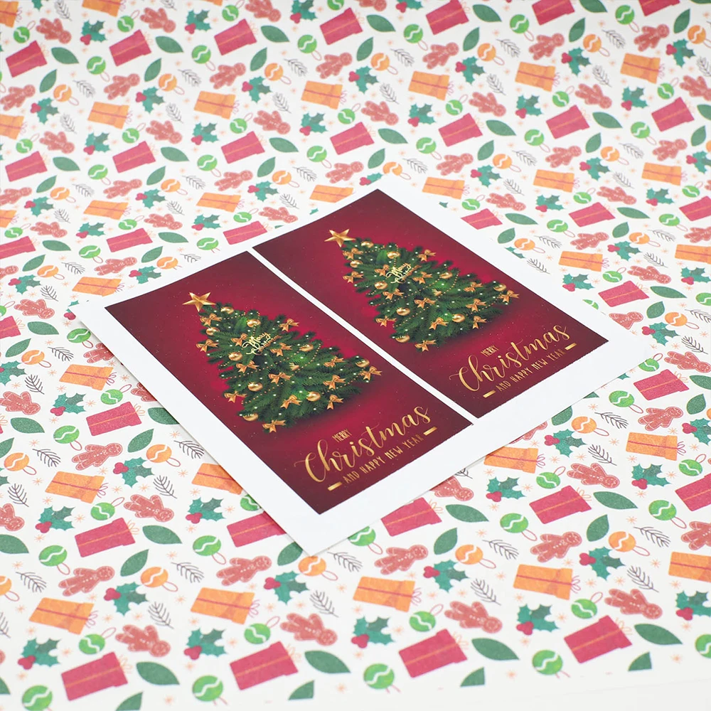 신상 메리 크리스마스 스티커, 사각형 빨간색 크리스마스 선물 상자 장식, 씰링 라벨, 귀여운 산타 스티커 문구, 10-50 개