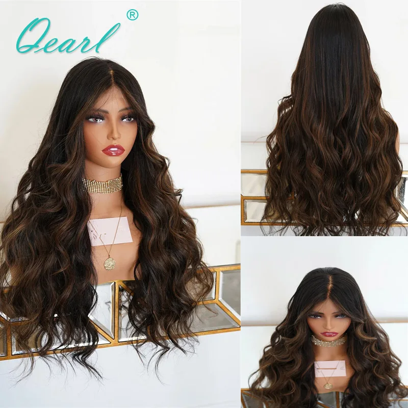 

Long Women"S Real Human Hair Wigs 360 Full Lace Wig Human Hair Pre plucked 13x6 Lace Frontal Wig European Natural Hair Wig Qearl