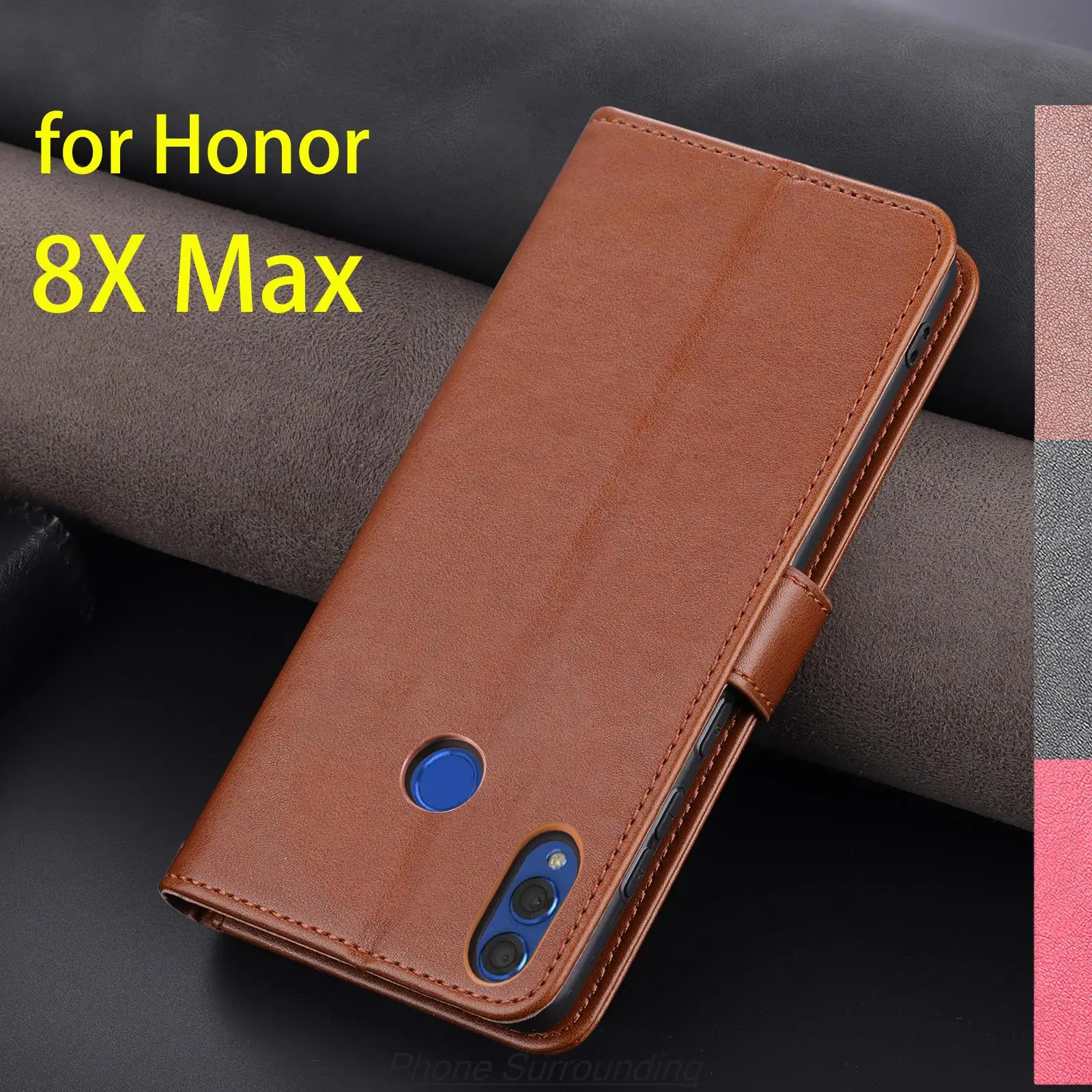 Funda para Huawei Honor 8X Max 7,12 "funda de cuero PU tarjetero bolsas cartera funda protectora para teléfono fundas coque