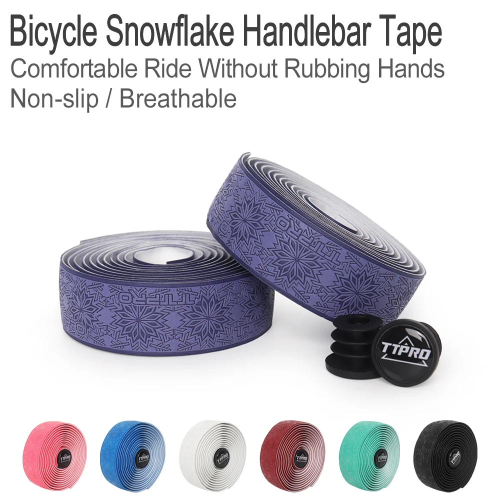 TTPRO Bicycle Handlebar Tape Ultralight Non-Slip Belt Wear-Resistant Shock For Road Bicycle Cycling Accessories