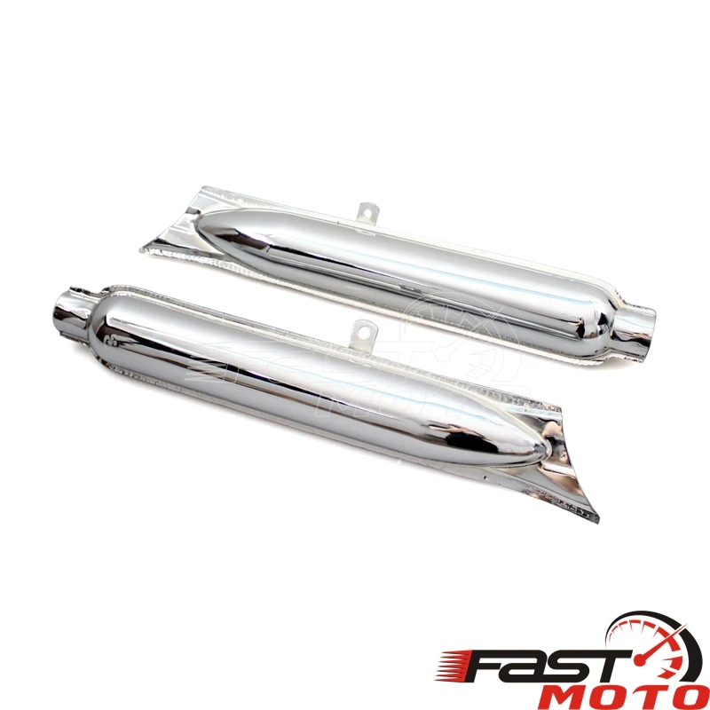 Retro Motorcycle Exhaust Muffler Pipe Tube For BMW Ural K750 M1 M72 R71 R12 Dnepr MT12 Side Car Fishtail Exhaust Mufflers System