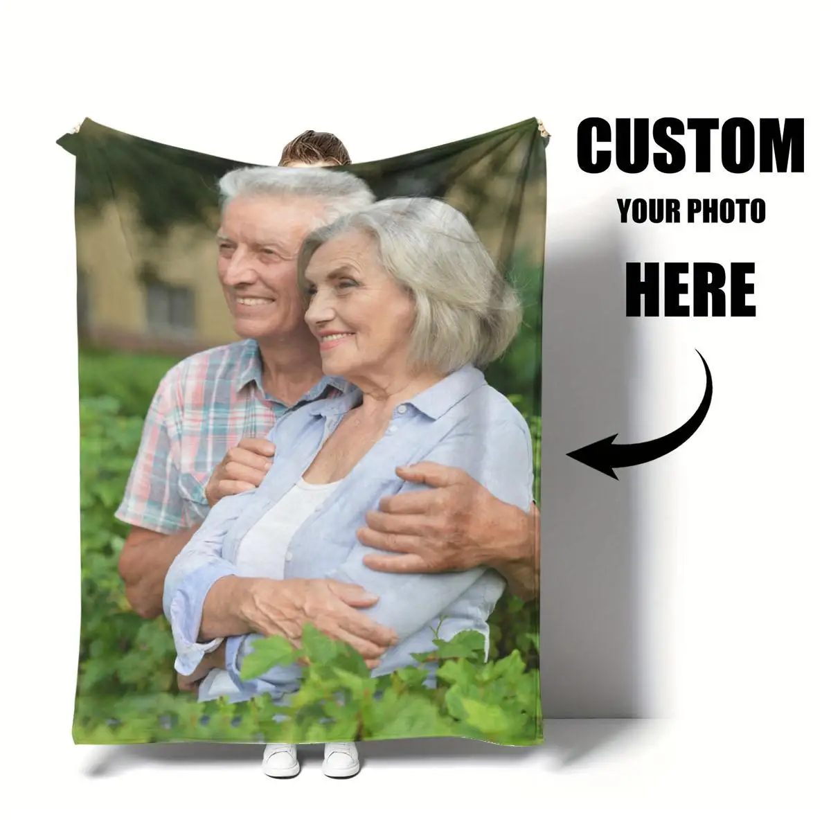 Personalisierte Flanelldecke mit Cartoon-Thema und Digitaldruck, HD-Digitaldruck, weiches Flanell, Sofa, Bett, Büro-Geschenkdecke