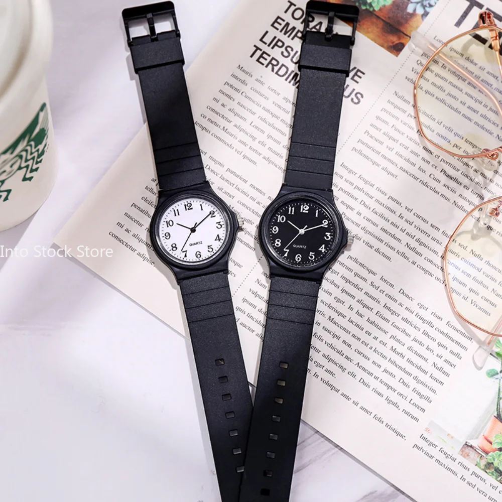 Simple Fashion Quartz Watch for Women Student Wrist Watches Silicone Strap Watch Wholesale Reloj Mujer Elegante Reloj De Mujer