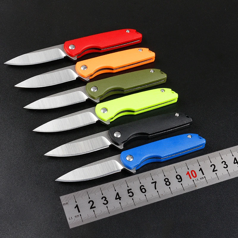 Classic Amazon Exclusive Free Wolf Mini Folding Knife Outdoor Multi functional Survival Knife 5CR Keychain Knife