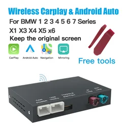 Wireless CarPlay for BMW, NBT, CIC systems, 1 2 3 4 5 6 7 Series, X1 X3 X4 X5 X6 MINI E60 E84 E70 F26 F25 F10 F11 F20 F21