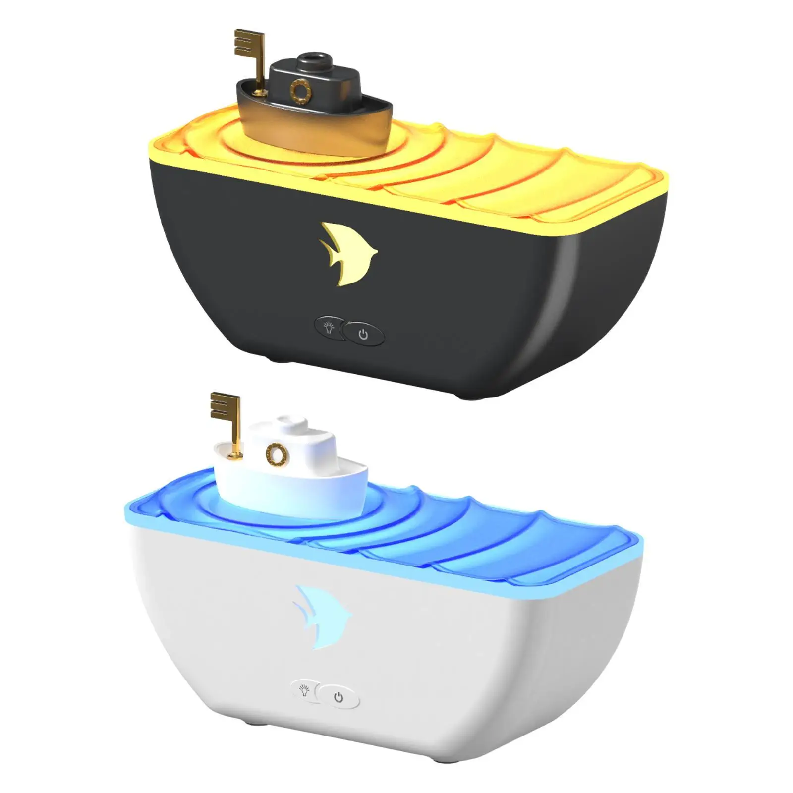 Difusor de óleo essencial com luzes de 7 cores Difusor de aroma para quarto feminino mãe