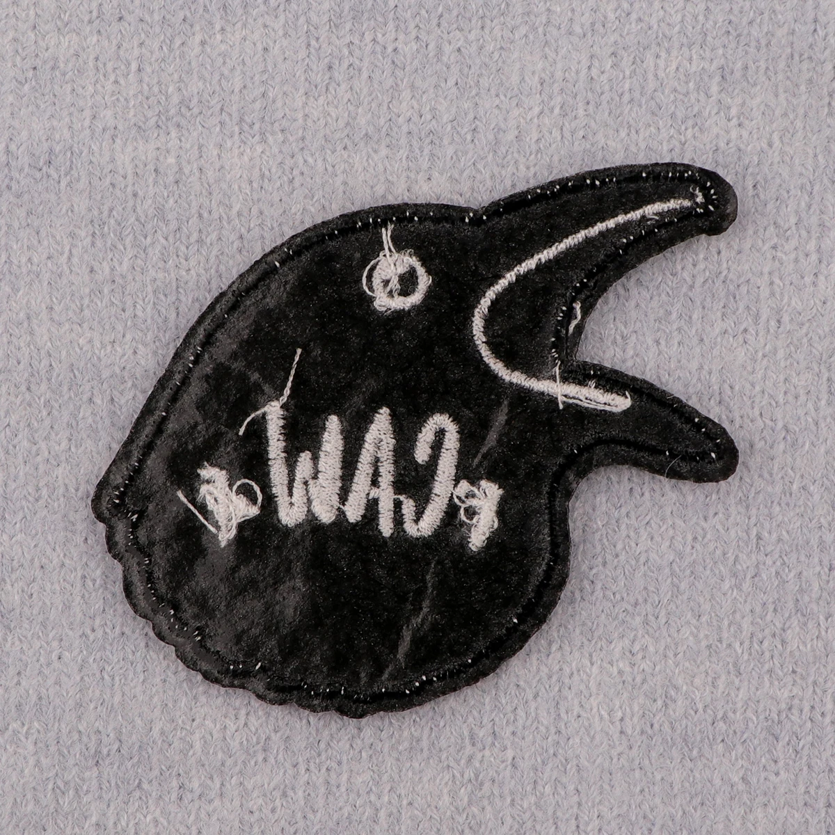 Cute Crow Embroidery Patch Funny Quotes Iron On Patches For Clothing Thermoadhesive Patches On Clothes DIY Sew Badges