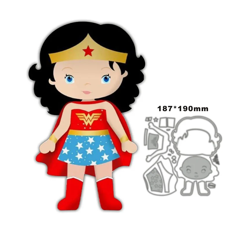 New Beautiful Princess Cape Dress Craft Embossing Mold 2023 Metal Cutting Dies for DIY Decorative Scrapbooking Album Card Making