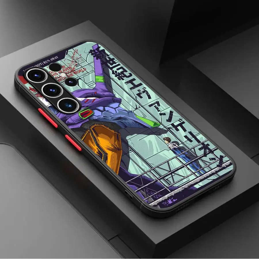 Case for Samsung Galaxy A12 A13 A14 A32 A33 A34 A24 A54 A55 A72 A73 5G A35 A52 A53 A15 A22 A23 A25 Anime E-Evangelions-EVA Cover