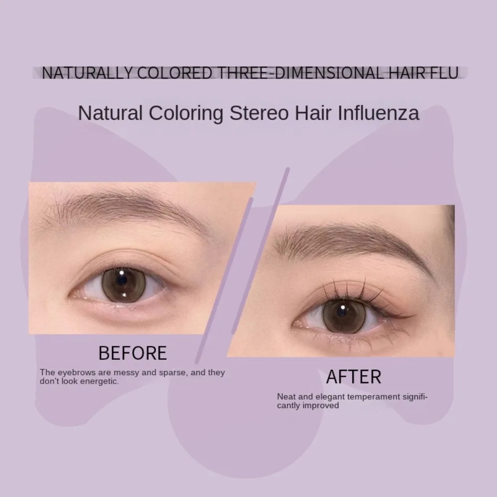 Lápiz de cejas de agua de larga duración, lápiz de cejas líquido resistente al agua y al sudor, herramienta cosmética de cejas fácil de agarrar de secado rápido