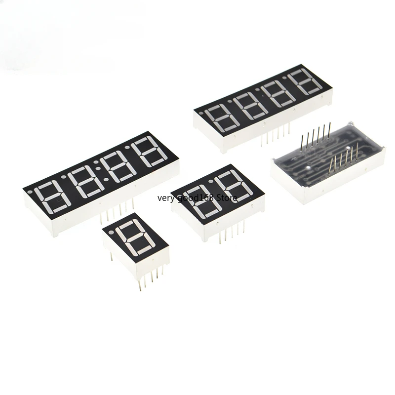 5PCS 1/2/3/4 bit Red Digital Tube Common Cathode/Anode LED Digit Display 1bit/2bit 0.28/0.36/0.4/0.56 inch 0.36inch 7 Segment