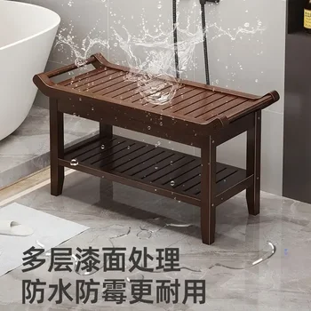 Bath Stool for The Elderly Bathroom Bath Non-slip Household ...