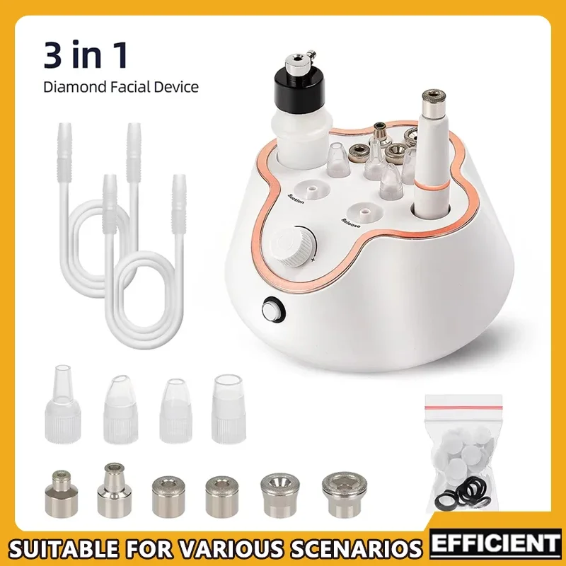 Macchina professionale per microdermoabrasione diamantata per uso domestico Esfoliazione del viso Pulizia profonda del viso Cura della pelle Strumento peeling di bellezza