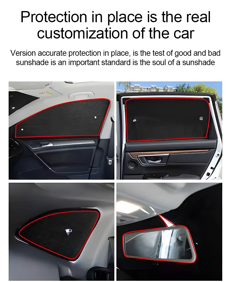 Sun Visor For Toyota RAV4 2014 Accessories XA40 2013-2018 Surround Sunshade Side Window Visor Car Anti-UV Accessorie Auto Part