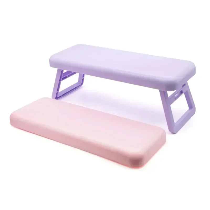 Soporte plegable para manicura de uñas, soporte para brazo, almohada, soporte para cojín, mesa, escritorio, reposabrazos, estera de soporte de esponja, herramienta de pulido, salón de práctica