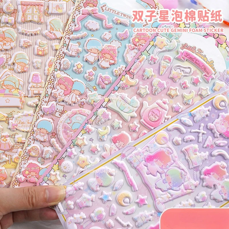 ملصقات ثلاثية الأبعاد من الجوزاء ثلاثية الأبعاد، مكافآت ألغاز مصنوعة يدويًا للأطفال، ملصقات تزيين كرتونية، ملصقات جوكا للهاتف المحمول، هدايا المهرجانات #3