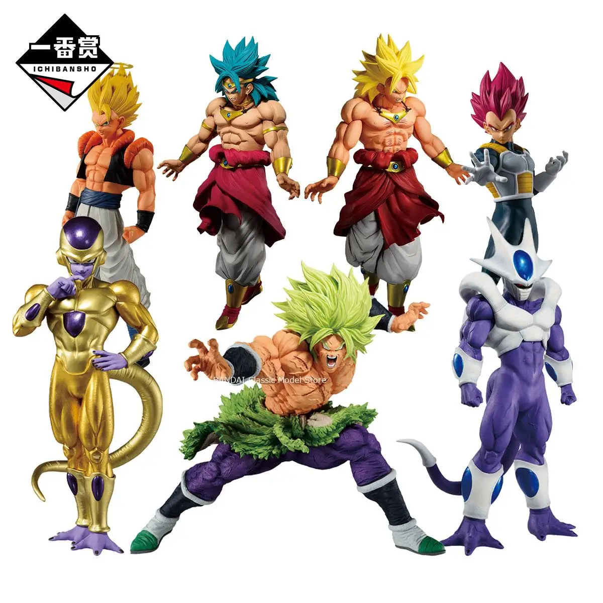 Genuine Original Bandai Banpresto Ichiban Kuji Dragon Ball Back To The Film Gula Golden Frieza Vegeta Gogeta Anime Model