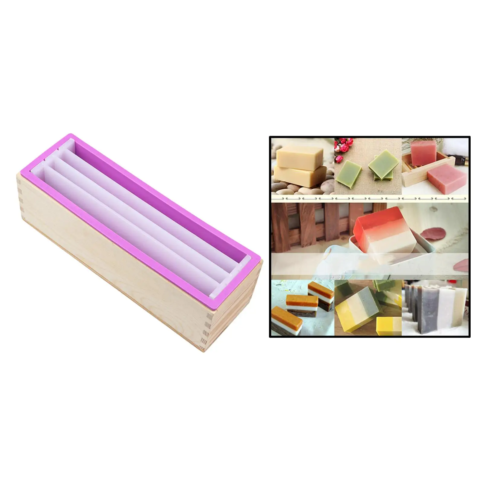 1200ml Soap Making Rectangular for Candle Baking Accessories Cake