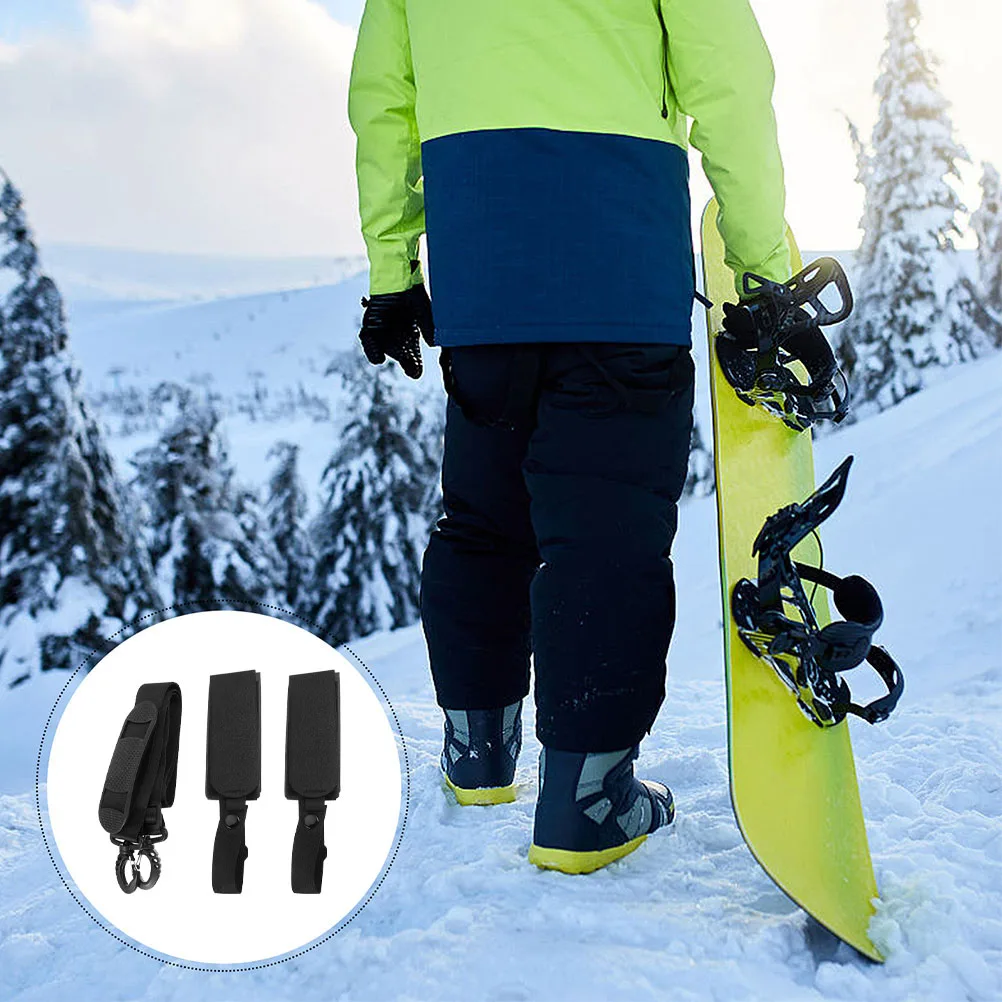 

Adjustable Snowboard Carry Strap Shoulder Strap For Adults Teens Ergonomic Design Free Hands Outdoor Sling Boot