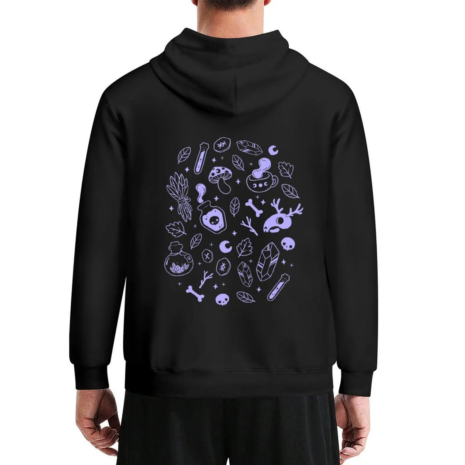 

Witchy Ingredients // Black and Purple Nikury Hoodie blouse fashion men men's winter sweater man hoodie