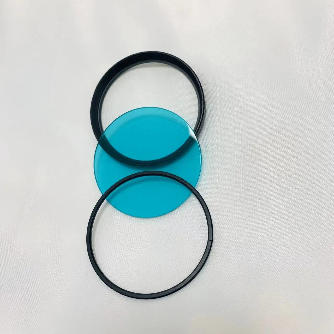 Multiple Size Diameter 58mm With Frame Turquoise Blue Glass QB26 BG18 For Camera Photography