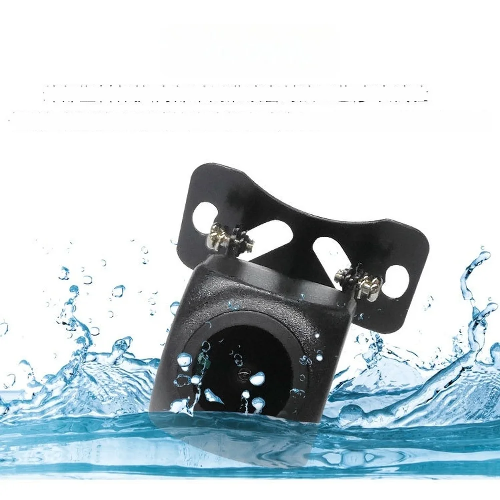Car Rearview Camera Plastic 12V 170° Wide Angle Lens 3D Noise Reduction Technology 720P/1080P Car Rear View Camera Waterproof