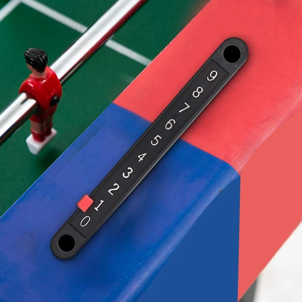 Papan Skor meja sepak bola, papan pencetak skor Snooker Mini, Strip angka dan penghitung permainan meja 6 buah