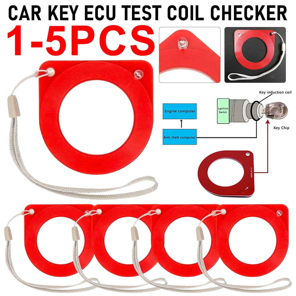 

Универсальный портативный инструмент для проверки катушки ЭБУ, инструмент для быстрой проверки чипа, красная система иммобилайзера, автоматический тестер катушки для ремонта