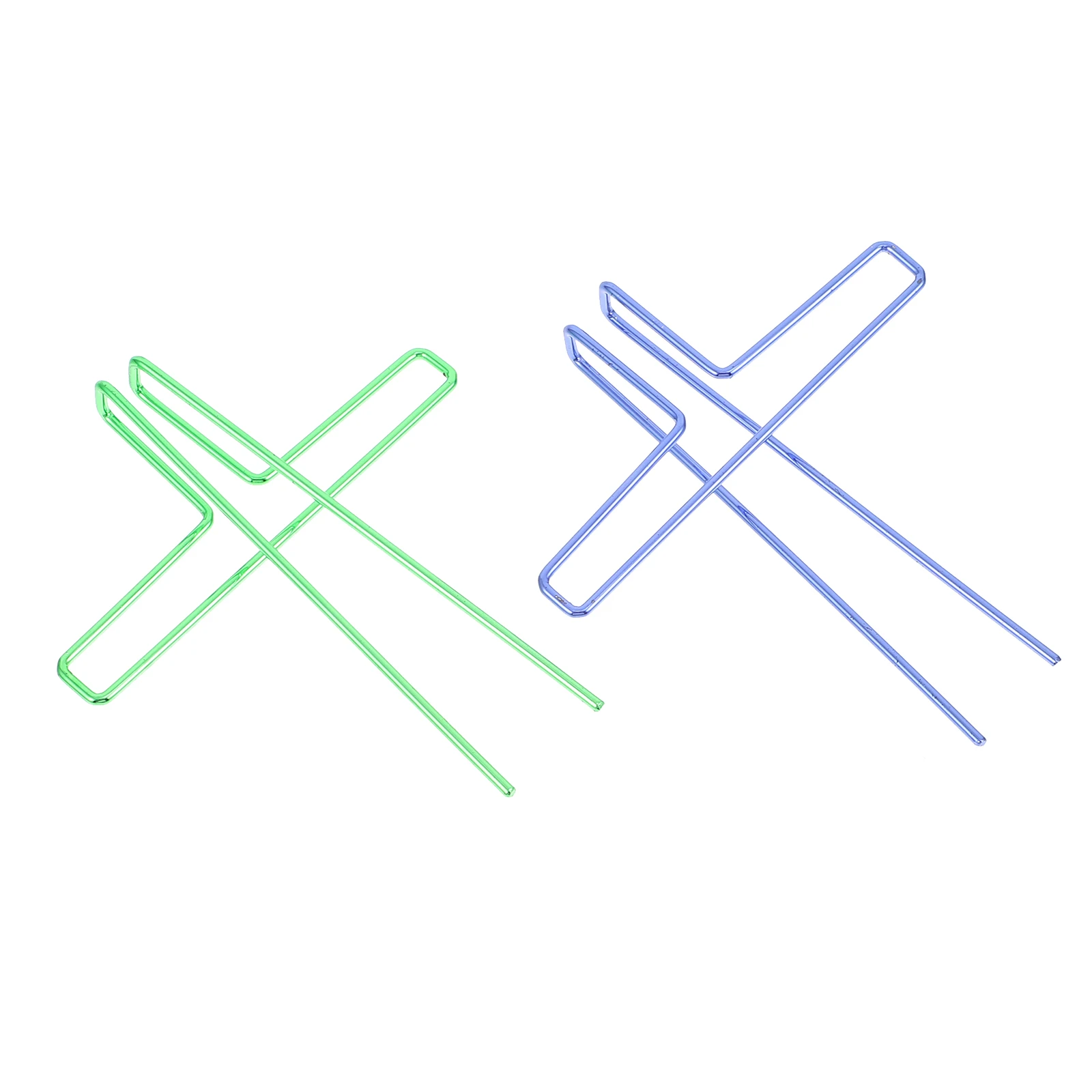 

2 Pcs Stave Folder Music Score Fixing Holder Binder Clips Accessories Piano Metal Reading Rack