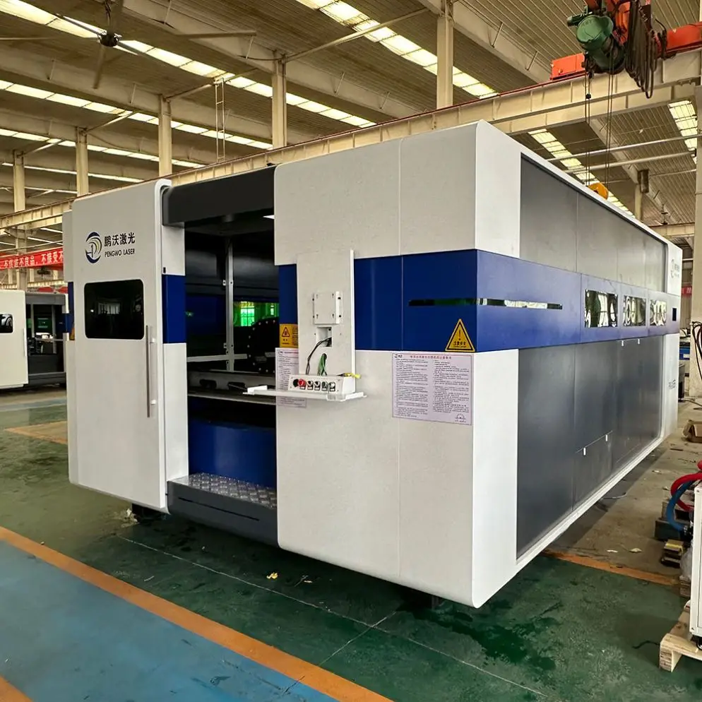 4000W-8000W High Power 2040/2060 Fiber Optic    Cutting Equipment Full Covered Automatic Industrial    for Metal Sheet