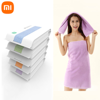 Xiaomi ZSH Bath Towel Gentle series 100% Cotton Towels Bathroom 5 Colors Highly Absorbent Bath Hand Towels Bathroom 65cm*130cm