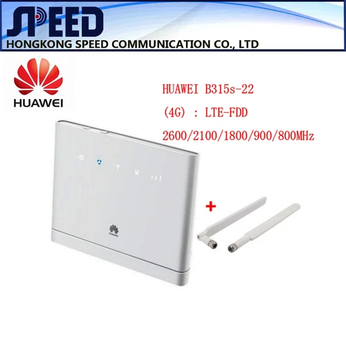 Imagen 1 del producto Enrutadores inalámbricos Huawei B315 B315s-22 desbloqueados, enrutadores CPE 3G 4G, enrutador de punto de acceso WiFi con ranura para tarjeta Sim + 2 antenas PK B310