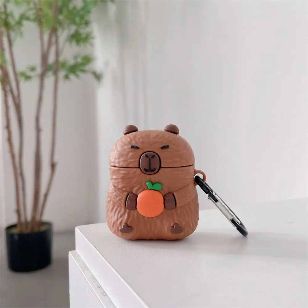 Urocze etui Capybara Lovely Case dla Apple AirPods 2 3 generacji dla AirPods Pro 2. generacji dla Air Pods 3. powłoka ochronna