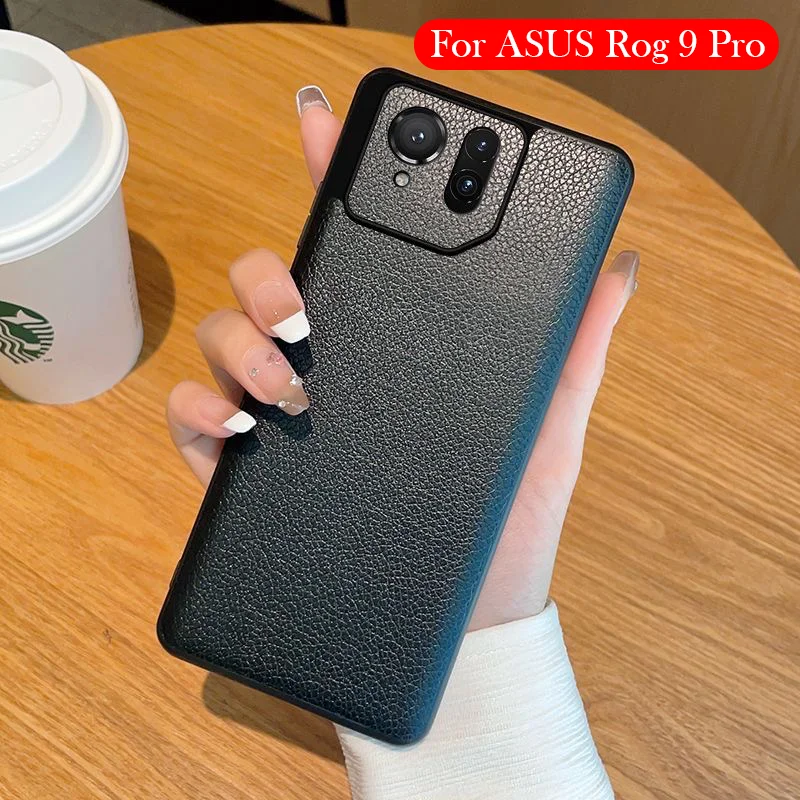 

Роскошный кожаный чехол для ASUS Rog 9 Pro, задняя крышка подушки безопасности