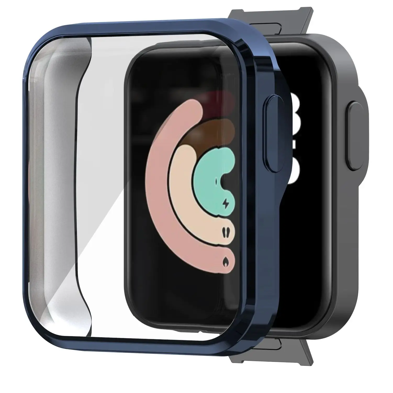 Screen Protector Case For Xiaomi Mi Watch Lite Full Coverage Watch Cover For Redmi Watch Smart Watch Protective Bumper Shell