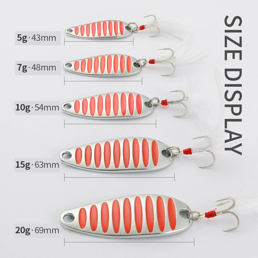 LUSHAZER Brand Fishing Lure Spoon – Only .14 for Amazing Quality!
