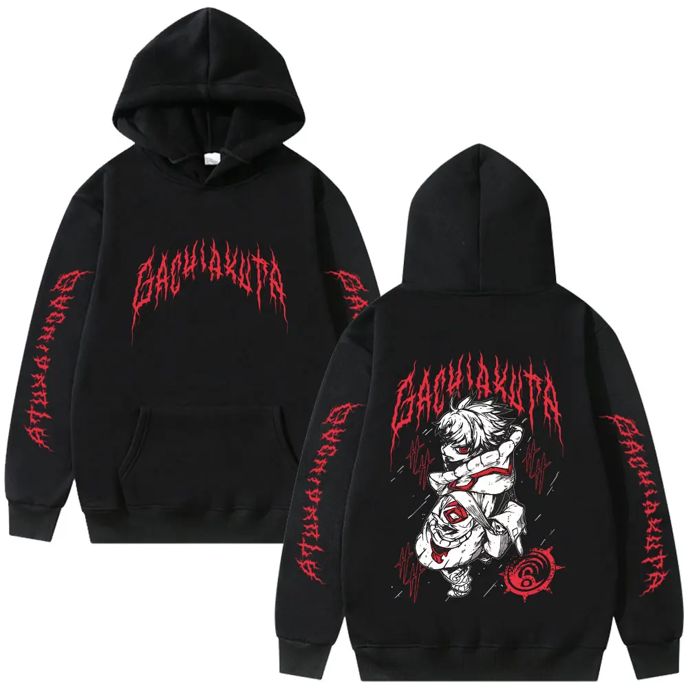 

Anime Gachiakuta Rudo Graphic Hoodie Men Women Casual Cartoon Manga Oversized Pullover Unisex Fashion Vintage Hooded Sweatshirt