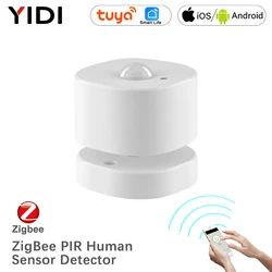 YIDI ZigBee PIR Motion Sensor Human Body Sensor Detector Smart Life Tuya App Control Intelligent Linkage Smart Home Alarm System