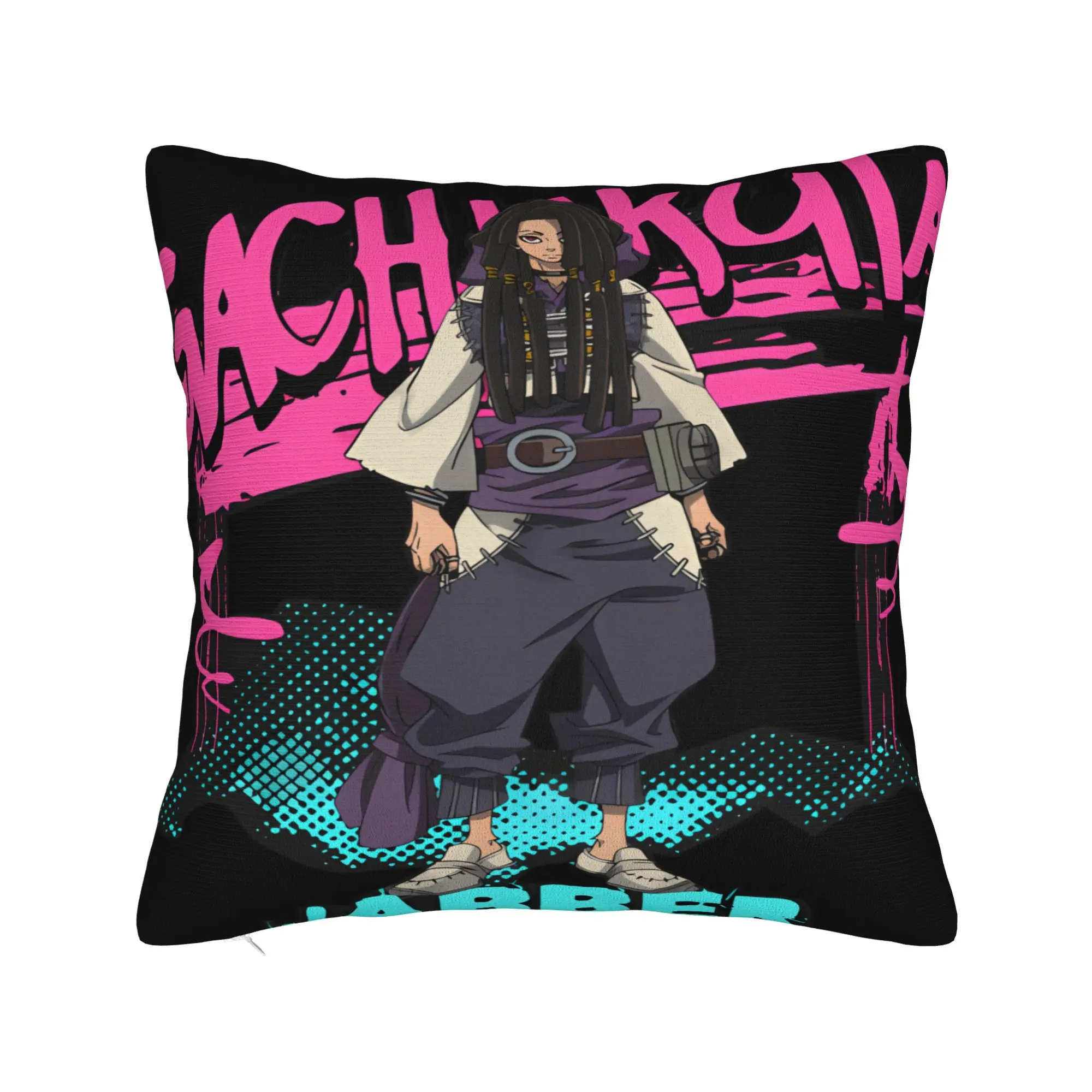 Gachiakuta Anime Pillow Cover  Comfy Cushion Cover Retro Trendy Pillow Case For Living Room Chair