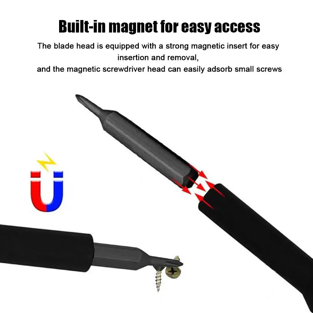 Set di supporti per cacciavite Torx magnetico 24 In 1 per la riparazione di strumenti manuali per PC per occhiali da vista per apparecchi elettrici