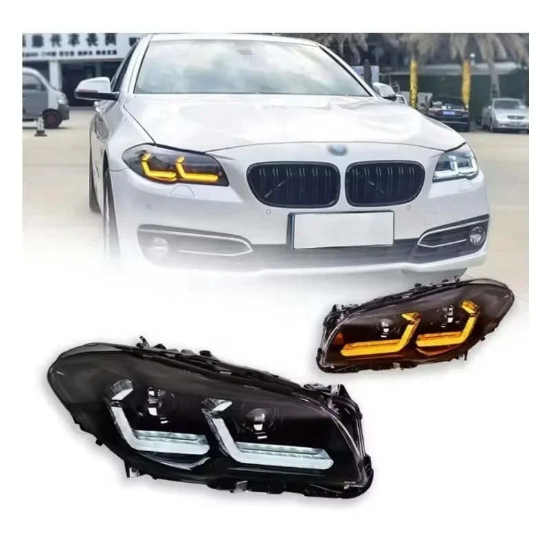 

F10 Upgrade Headlights LED For BMW 5 Series 2011-2017 F10 F18 Head Lamp Modified Turn Signals Daytime Running Lights Headlight