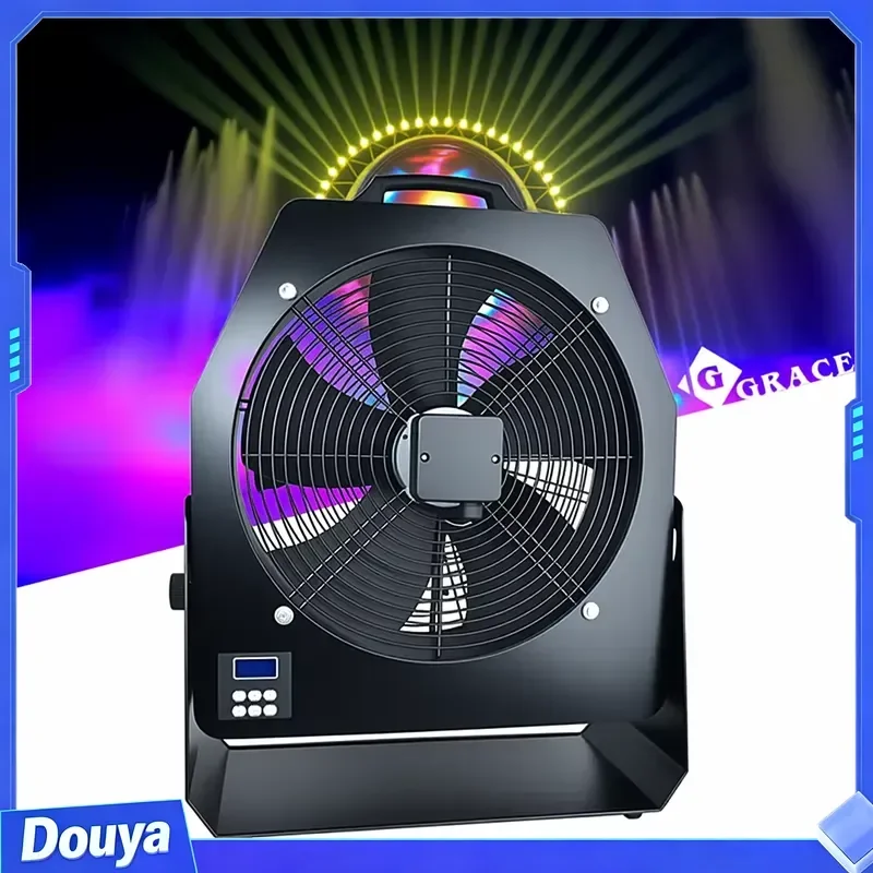 Igracelite DMX/Remote Control Smoke Diffusion Fan for Celebration and Stage Performance